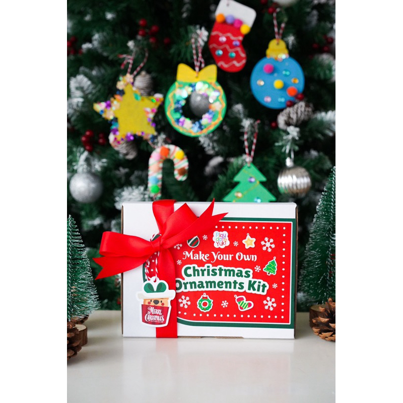 PLAYDATEYUK - Christmas Ornaments Kit / Aktivitas Hampers Natal Anak