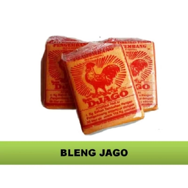 

(1 pcs) Pengembang Buat Krupuk Cap Djago Garam Bleng Djago BPOM