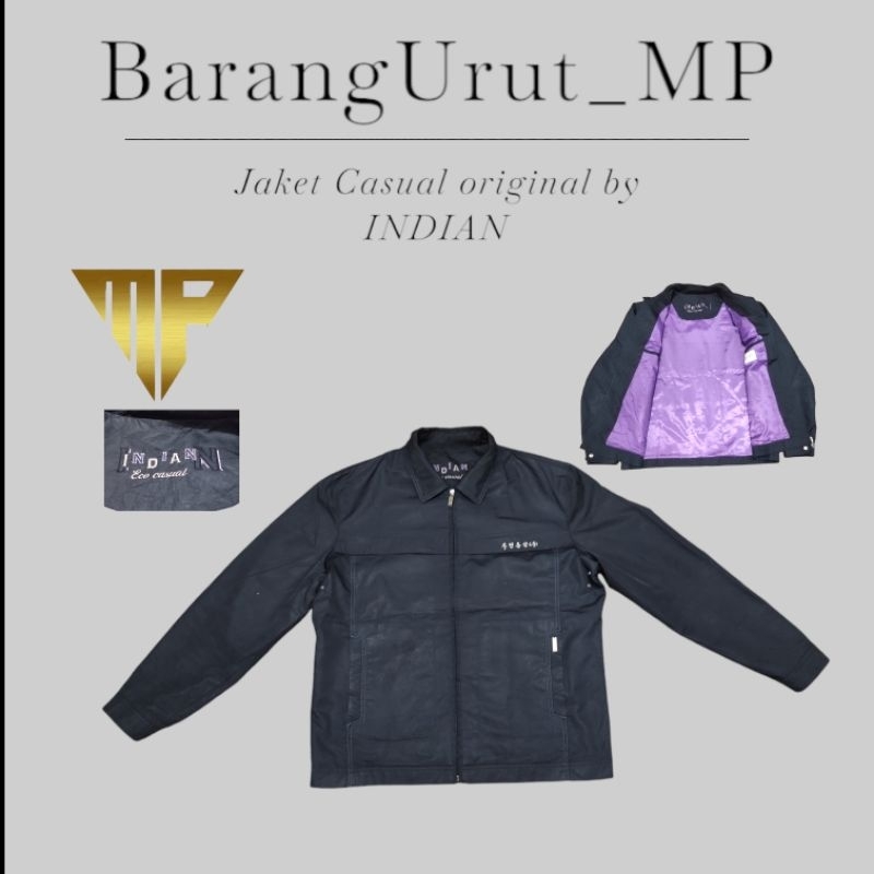 Jaket Casual Mewah brand INDIAN Original Second