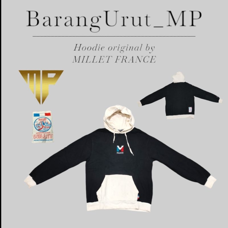 Hoodie Colour Block Brand MILLET Second Original