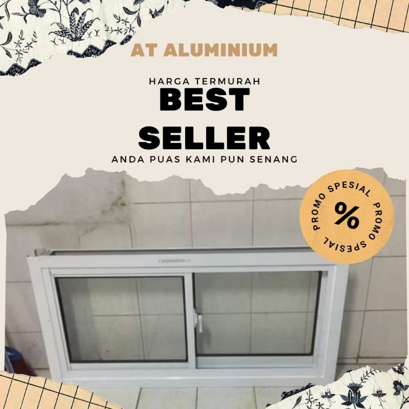 jendela sliding 60x100