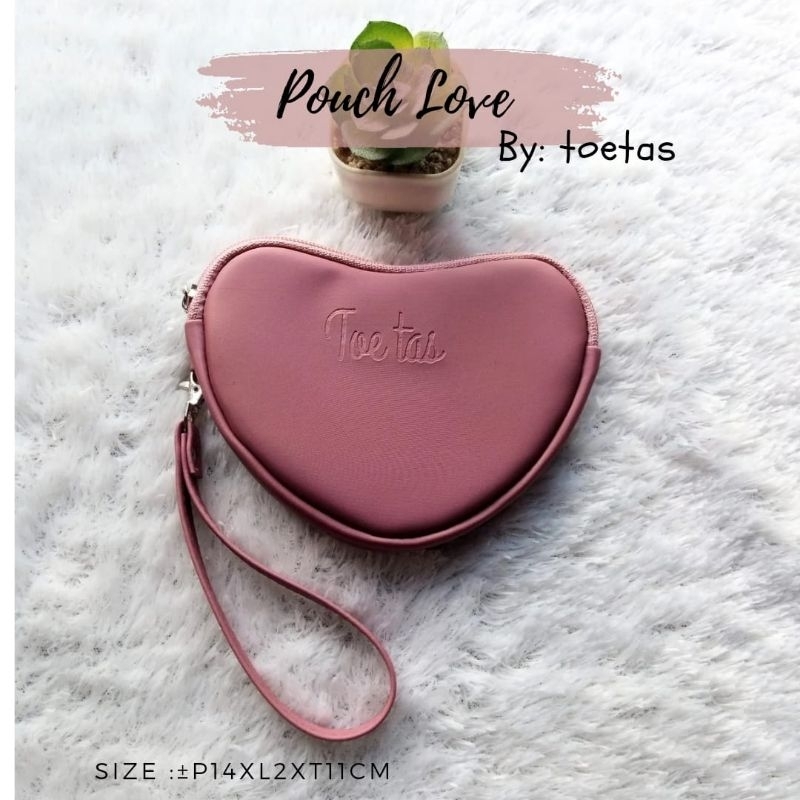 COD✅Dompet Koin Love Dompet Wanita Mini Dompet Kecil Lucu Unik  Dompet Kartu Arsthetic by Toetas