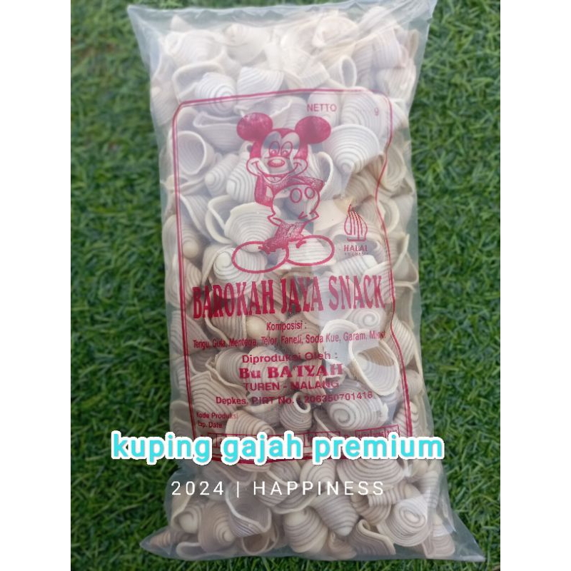 

camilan kuping gajah premium 500g