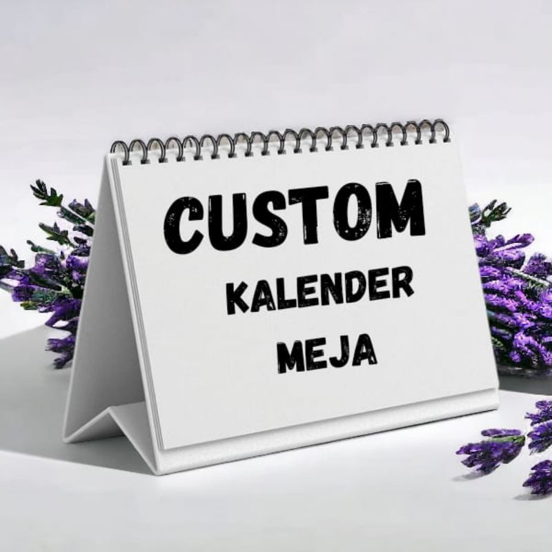 

TERMURAH] Custom kalender spiral 2025 kalender meja custom minimal order 100 pcs. untuk partai,perusahaan,souvenir,dll