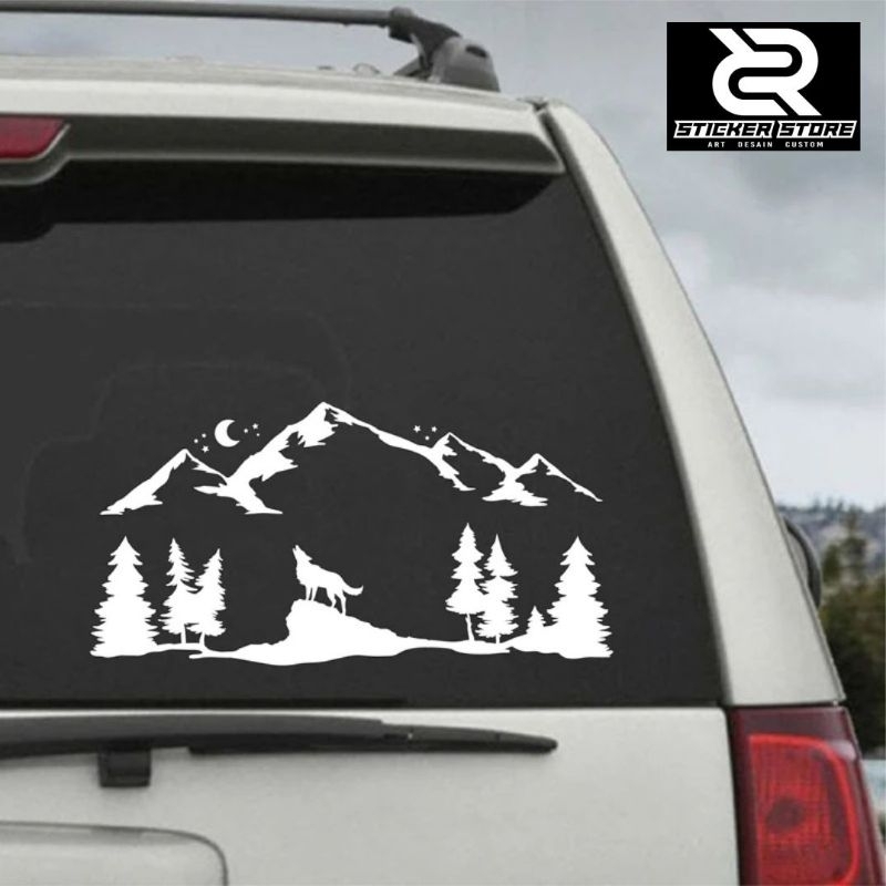 CUTTING STICKER KACA BELAKANG MOBIL