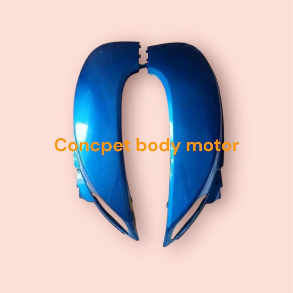 Cover Body Belakang Kanan Kiri Honda Scoopy FI Esp K16 2013 2014 2015 2016 Biru