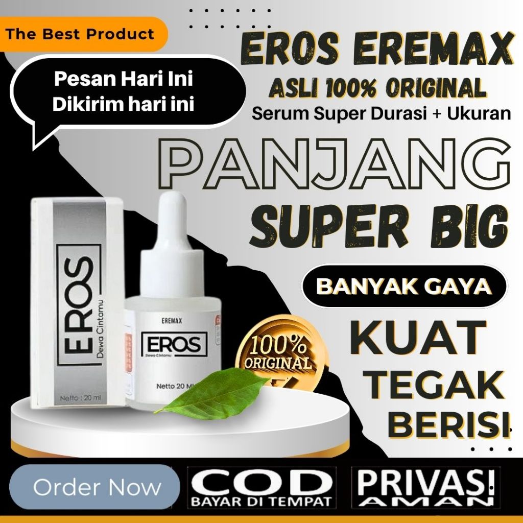 Eros Eremax Serum Tetes Pria Perkasa Asli Original