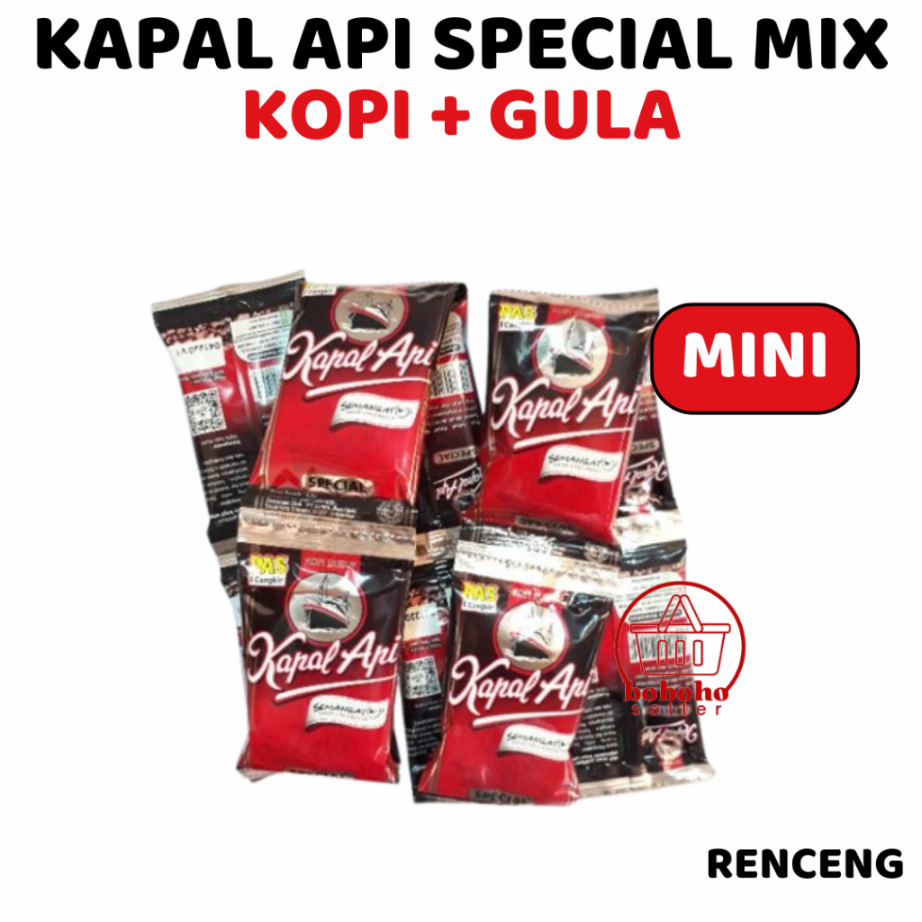 

Kopi Kapal Api 6gr Mini Special Renceng Isi 10 Sachet