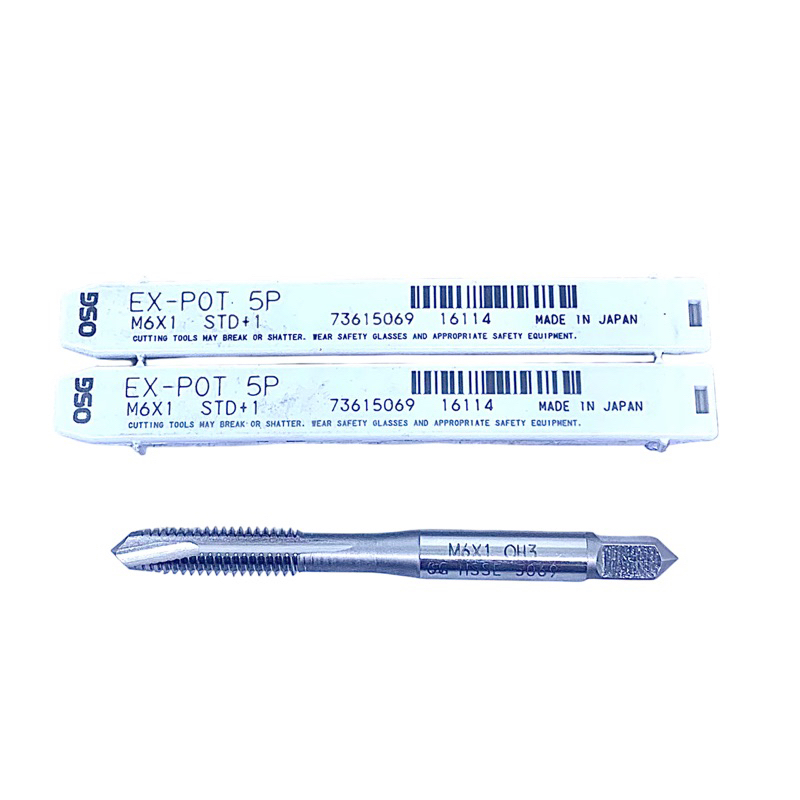 Tap M6 x 1 Lurus merk OSG baru original..Tap M6x1 PO