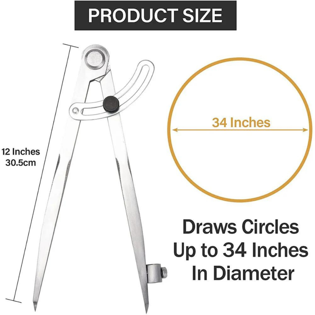 

JANGKA STAINLESS SCRIBER KOMPAS PENANDA ADJUSTABLE LOCK SISTEM LINGKARAN Scribe DIY BESI STAINLESS