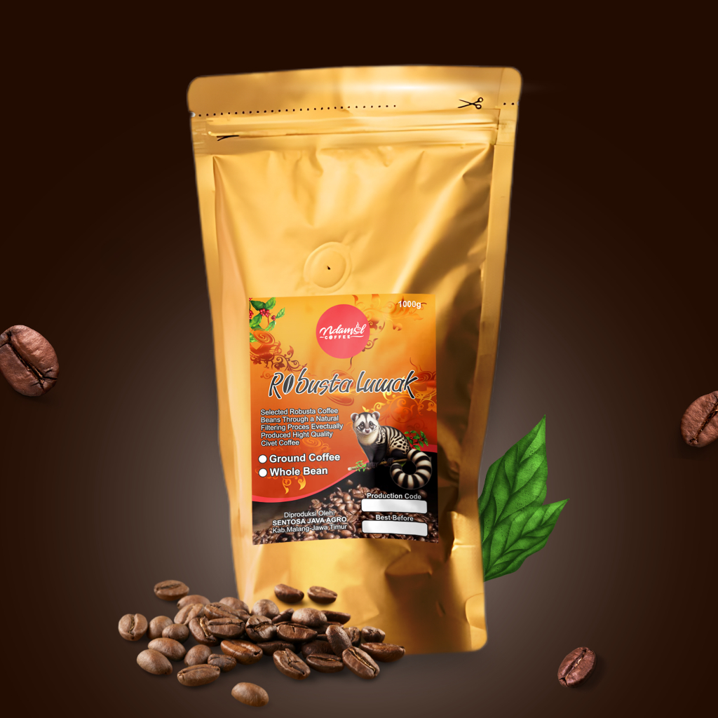 

Biji Kopi Luwak Robusta 1Kg Whole Bean