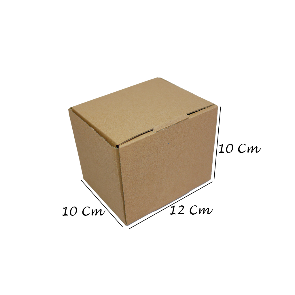 

Kardus karton model lock atas uk. 12x10x10 cm...Die Cut untuk kotak Aksesoris