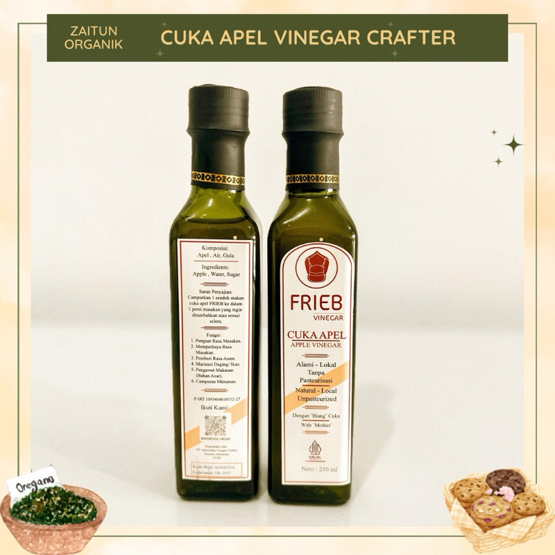 

Cuka Apel Alami | Non pasteurisasi | Cuka Apel natural | vinegar | Vinegar crafter |