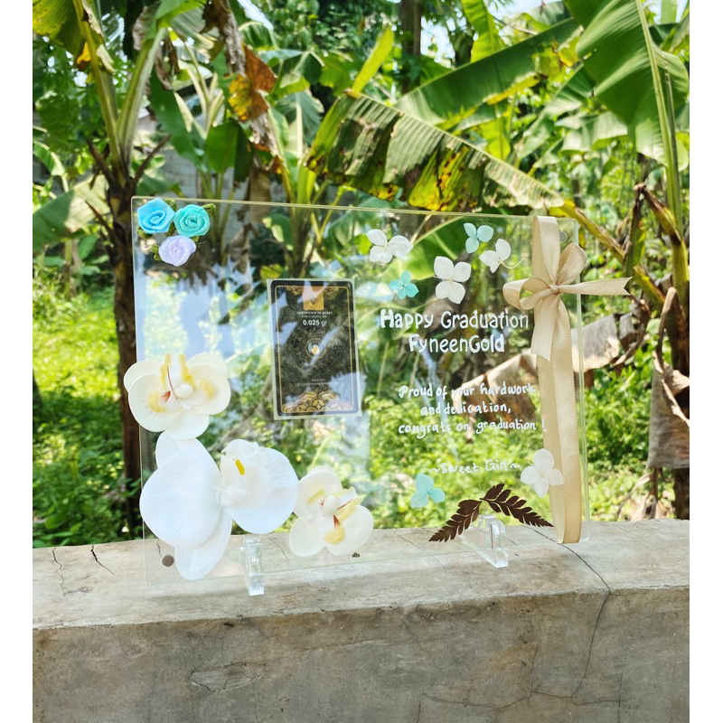 Kado Unik Akrilik Frame | Bingkai hias akrilik (20x15)