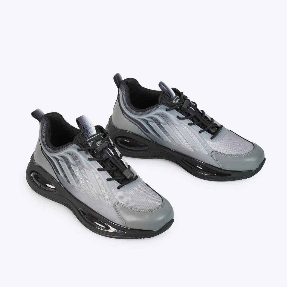 Everbest Tracce Dorian Sneakers Pria  Black & White