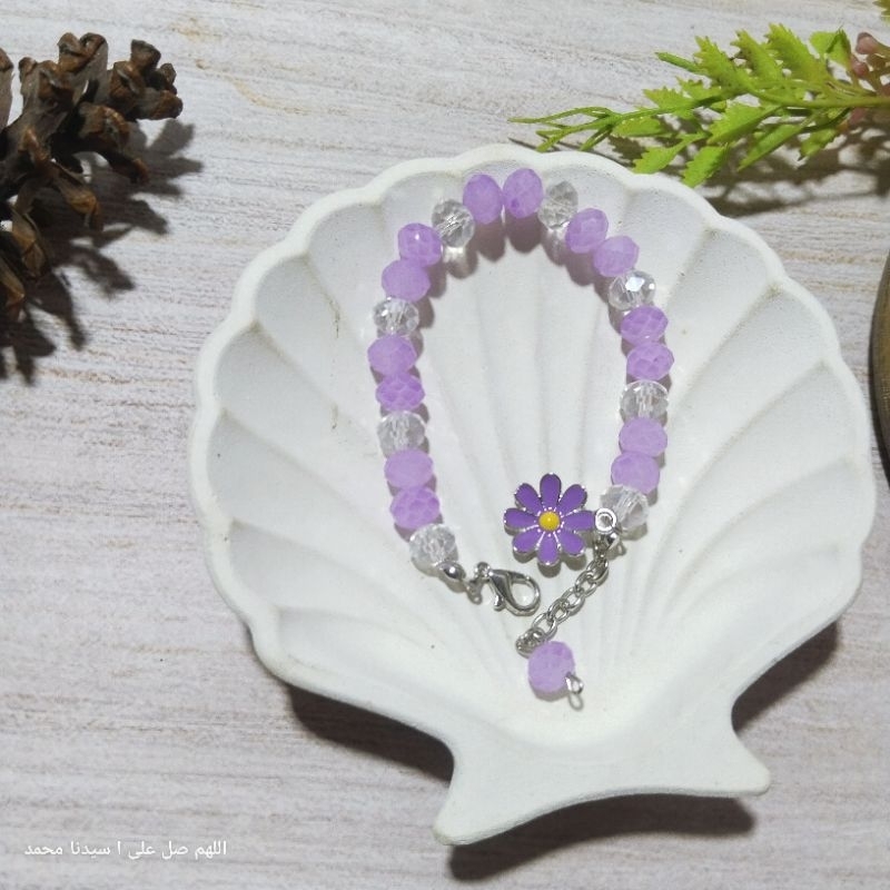 Gelang kristal | gelang manik manik korea | gelang aesthetic