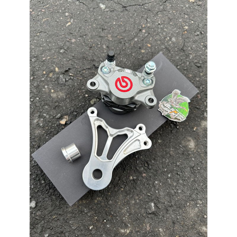Kaliper brembo 2 piston thailand set breket brembo 2 piston 2p disc 220 pnp ninja satria r cb dll Ka