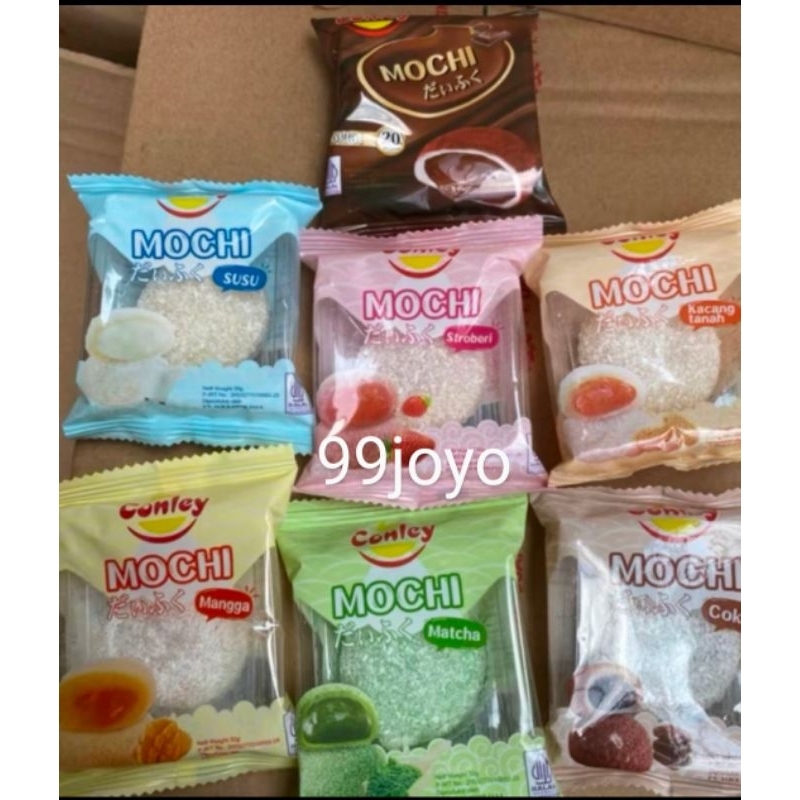 

paket 12 pcs mochi conley isi mix random exp terbaru