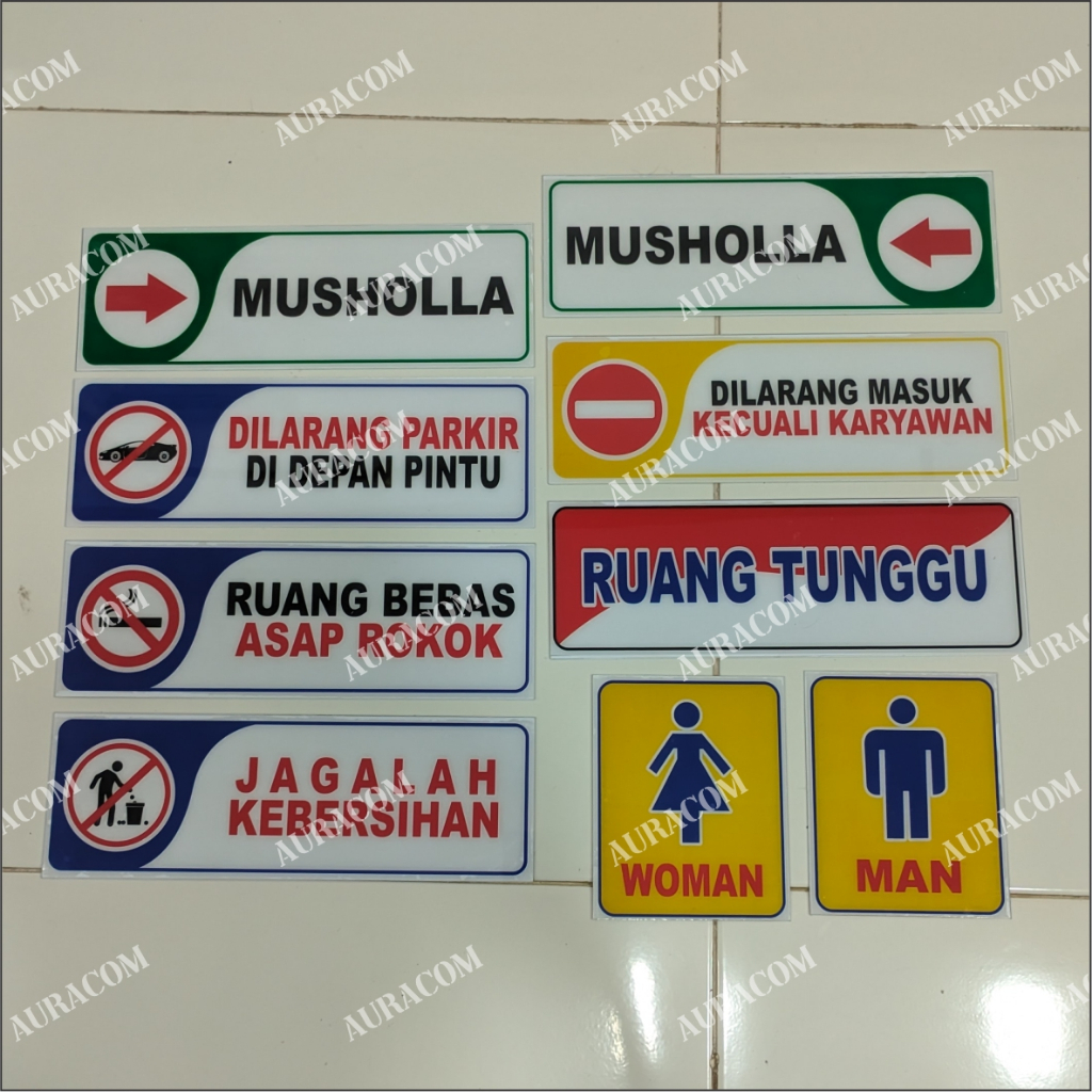 

Akrilik Jagalah Kebersihan, PVC Jagalah kebersihan ukuran 10x30 cm (Melayani Custom, free desain)