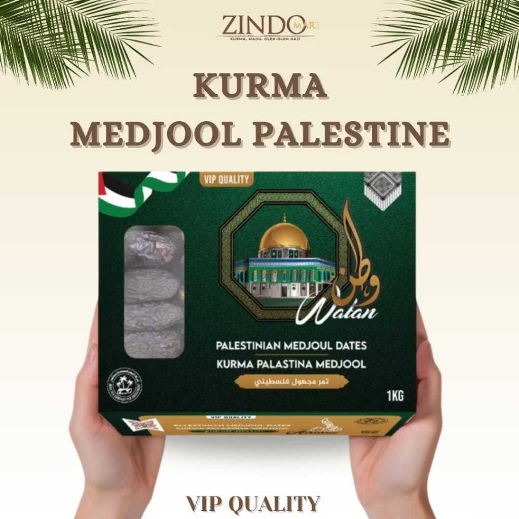 

KURMA MEDJOOL PALESTINE WATAN VIP QUALITY PREMIUM 250GR, 500GR & 1KG