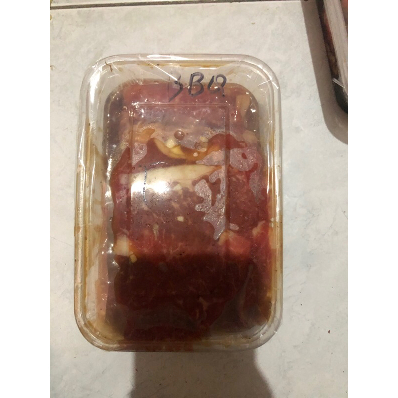 

Beef slice marinasi bbq