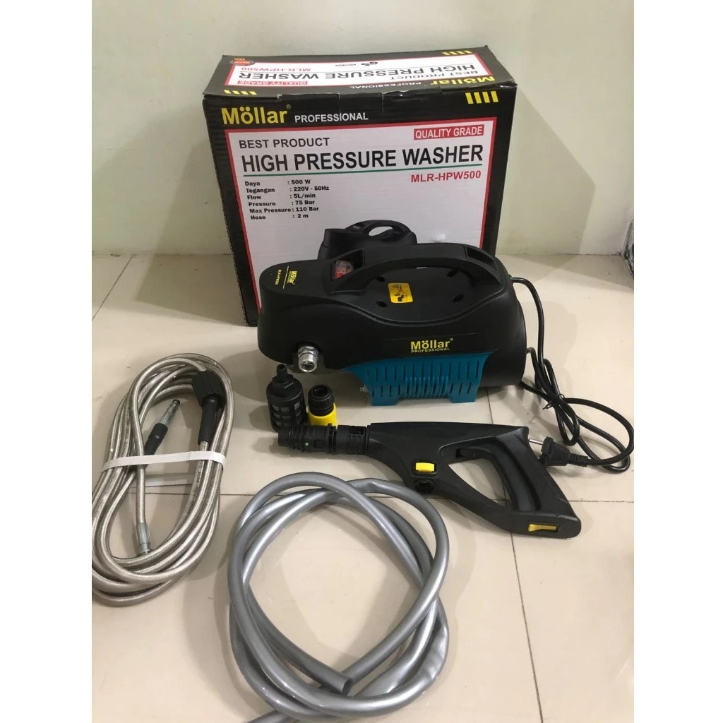 MOLLAR HPW 500 Jet Cleaner Motor Induksi Steam Motor Mobil