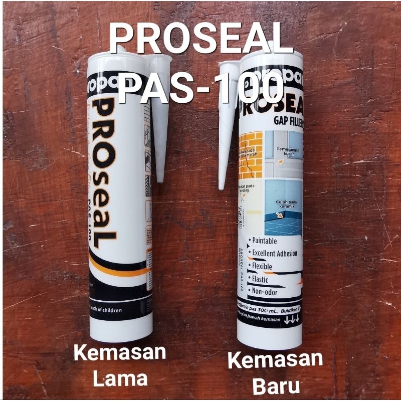 PROPAN PROSEAL PAS-100 Flexible Acrylic Sealant Lem Botol Neutral Berbagai Warna Ready Bandung