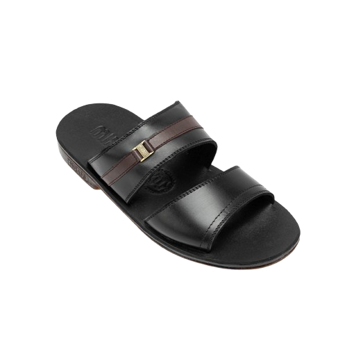 SANDAL SELOP KULIT ASLI BAN 2 MIRADO 974 HITAM PRIA