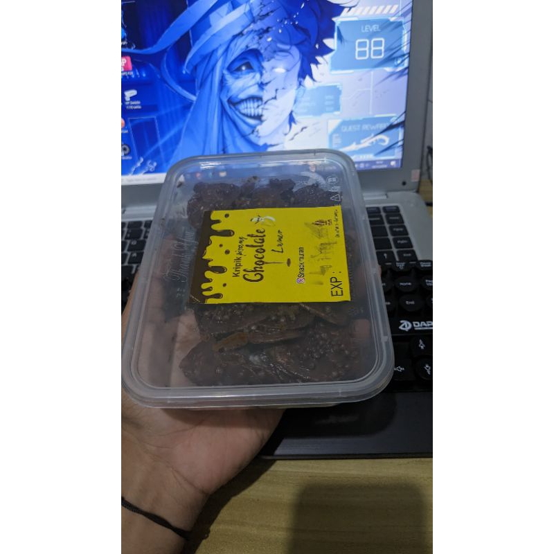 

Kripik pisang coklat Lumer