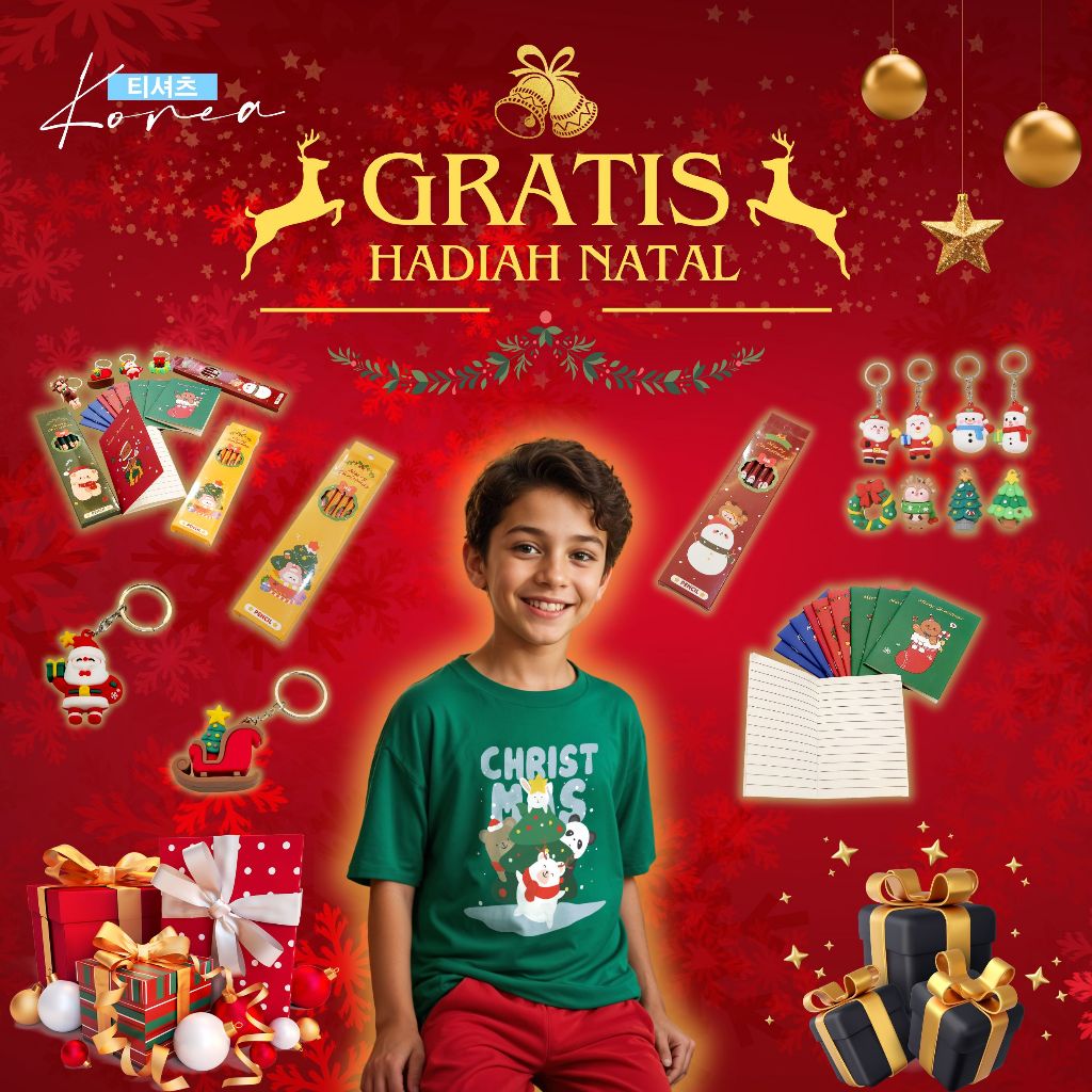 

Koleksi Hadiah Gratis Pensil Notebook Keychain Series Natal Setiap Pembelian Christmas Series