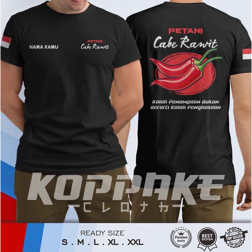 Kaos Petani Cabe Rawit Gratis Nama Kamu Baju Distro