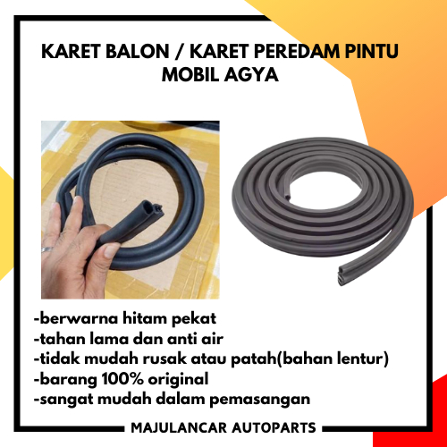 Karet Balon/Karet Peredam Pintu Mobil AGYA