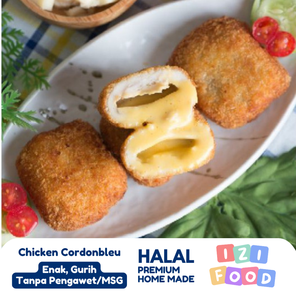 

CHICKEN CORDON BLEU isi 3pcs / NO PENGAWET HALAL