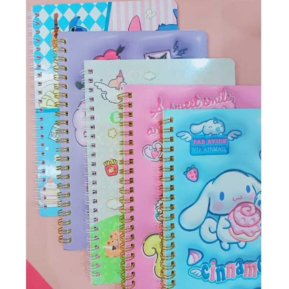 

Buku Catatan isi 38 Lembar / Notebook RING A5 SANRIO / Buku Diary Buku Note Kuromi Melody