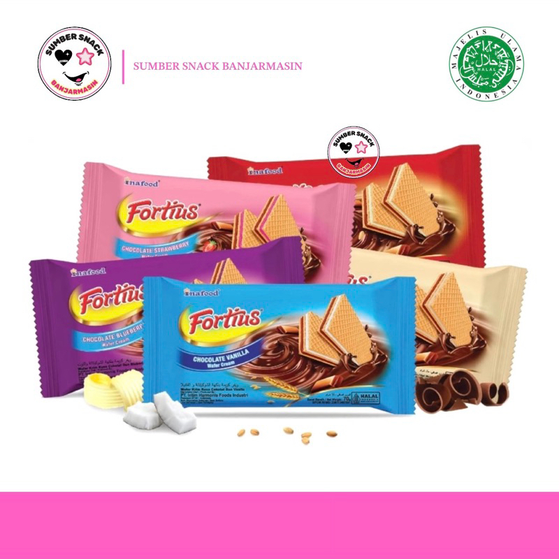 

Inafood Fortius Wafer Cream (70g) (5 Varian Rasa)