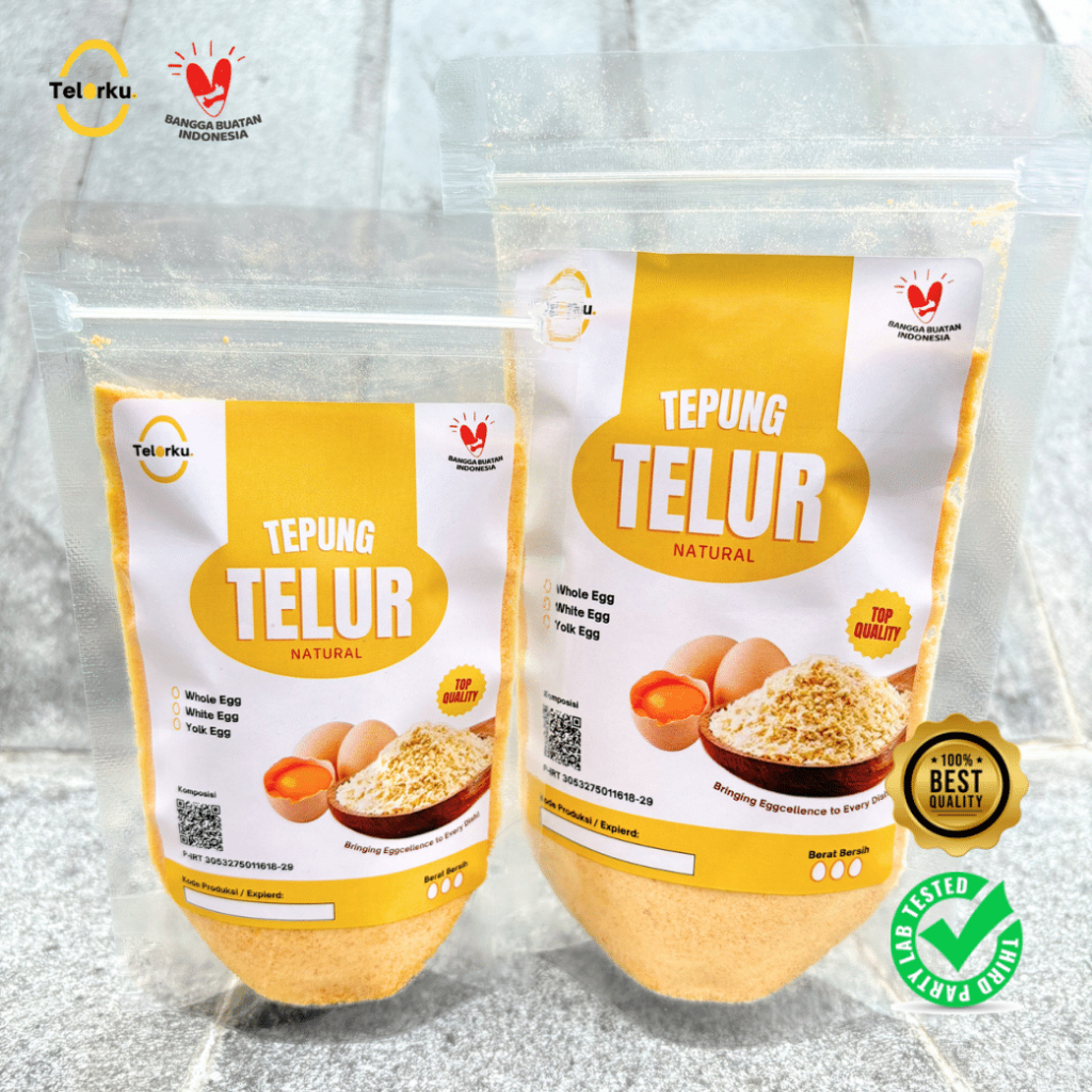 

WHOLE EGG POWDER / TEPUNG TELUR MURNI 1KG LOKAL BERKUALITAS
