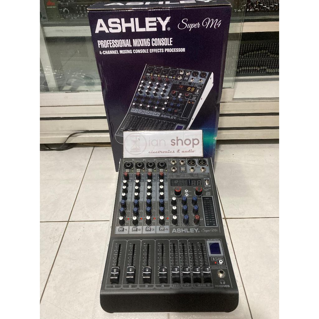 MIXER AUDIO ASHLEY SUPER M4 6 CHANNEL M 4 M-4 6CH 6CHANNEL CHENNEL CHANEL CHENEL