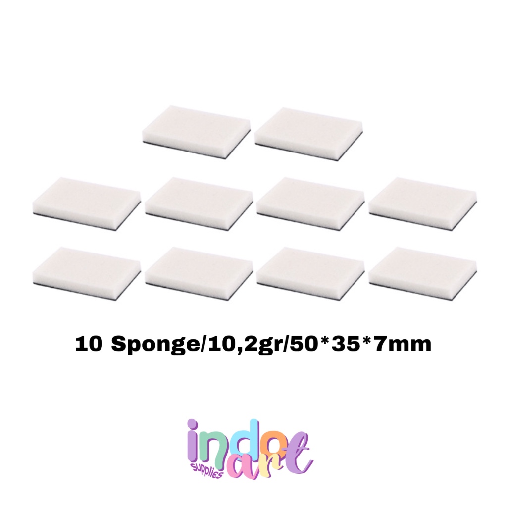 

(IAS) Satuan Velcro Stamp Hook Surface Stempel Round Persegi Kotak Puff Sponge