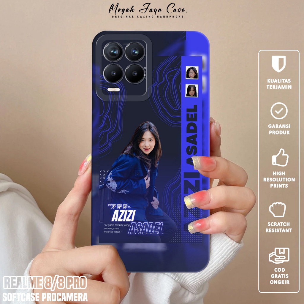 Softcase Hp REALME 8 / REALME 8 PRO - Case Hp REALME 8 / REALME 8 PRO Motif JKT48 - Silikon Hp REALM