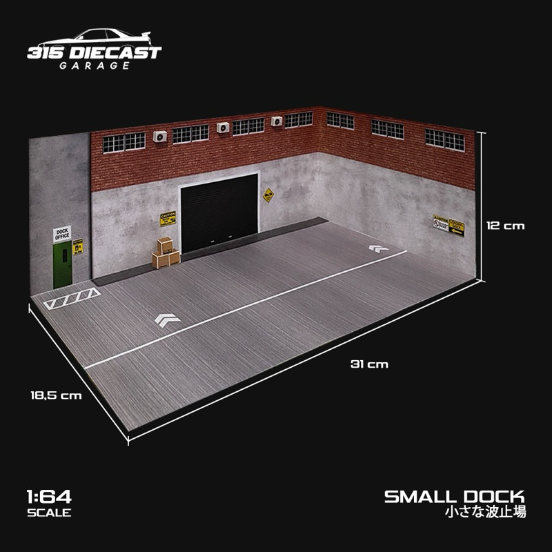Papercraft Diorama Small Dock