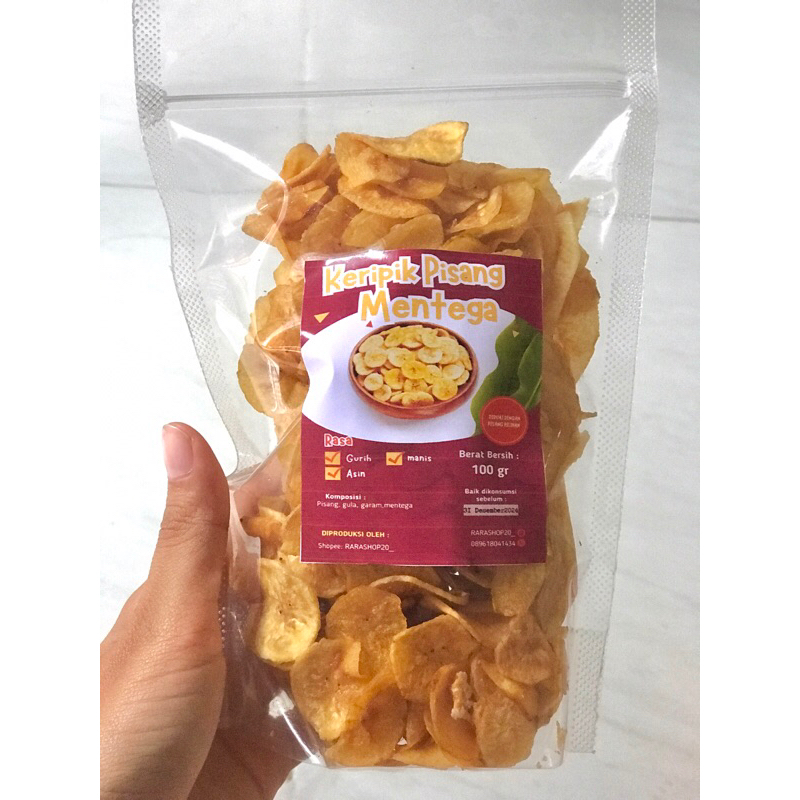 

kripik pisang original 100gram/ kripik pisang manis/ kripik pisangmurah