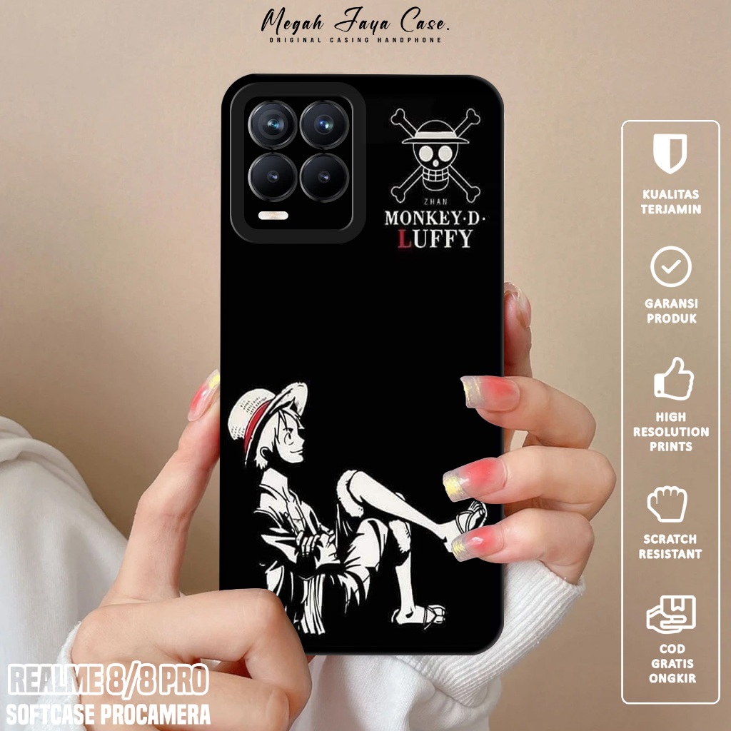 Softcase Hp REALME 8 / REALME 8 PRO - Case Hp REALME 8 / REALME 8 PRO Motif OP - Silikon Hp REALME 8