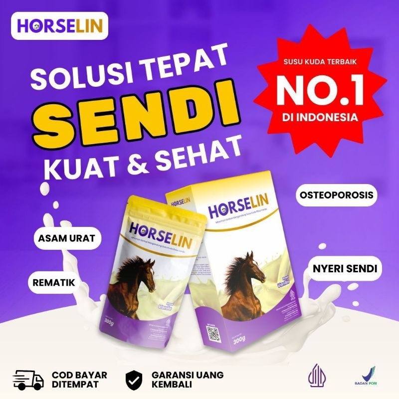 

Horselin Susu Kuda 1 Box 300 Gram - Susu Kuda Untuk Sendi & Asam Urat