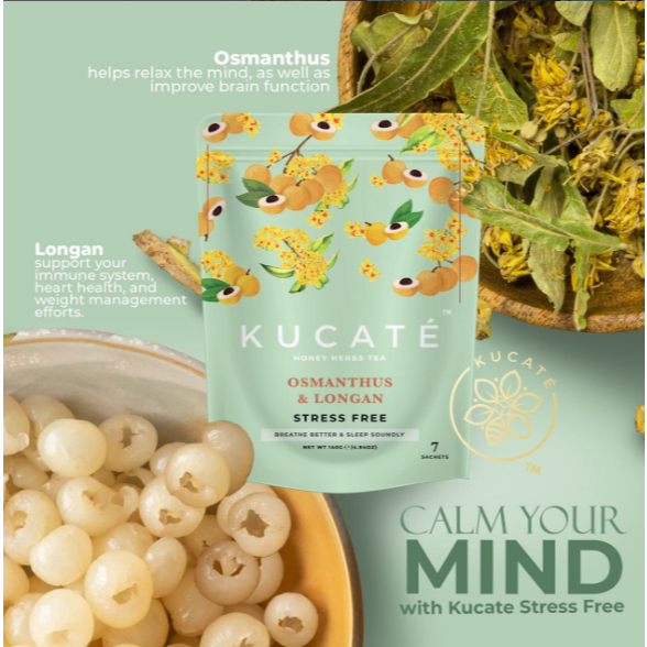 

Kucate Stress Free - Tea Kesehatan Dengan Ekstrak bunga osmanthus 7 sachet