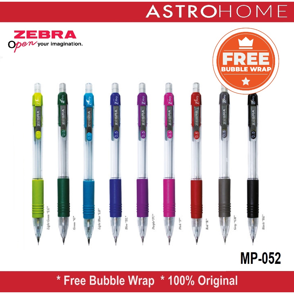 

Pensil Cetek Mekanik Mechanical Pencil Pen Zebra MP 052 0.5 mm