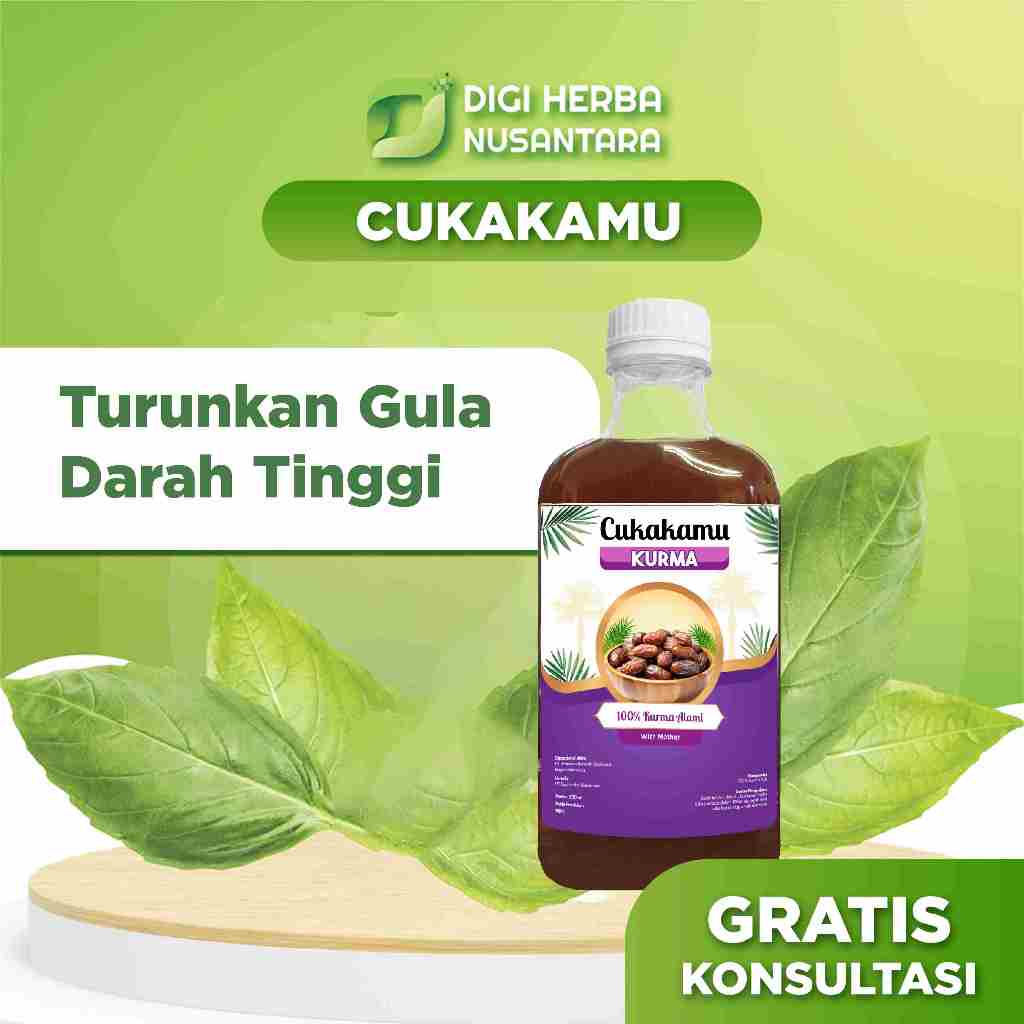 

candygurll CUKAKAMU Kurma 300ML - Atasi Diabetes Kontrol Gula Darah Koleterol Tanpa Efek Samg