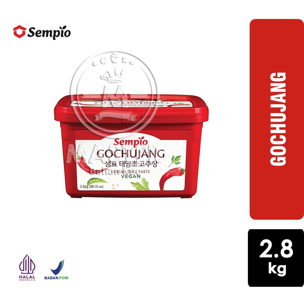 

Sempio Gochujang HALAL Hot Pepper Paste / Pasta Cabe Korea [2.8kg]