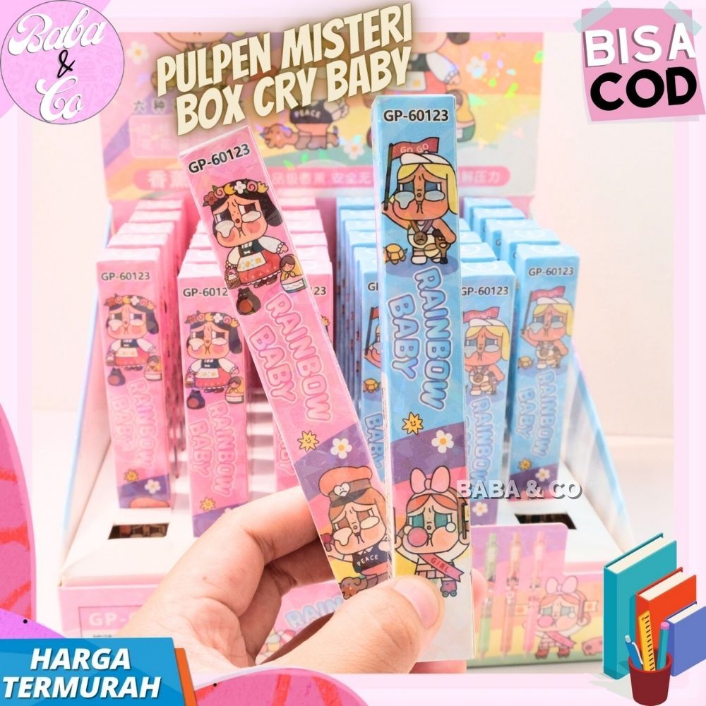 

PULPEN MISTERI BOX CRY BABY PEN BABY CRY MYSTERY PACK LUCU UNIK PULPEN CETEK MEKANIK CRYBABY BLIND BOX MURAH
