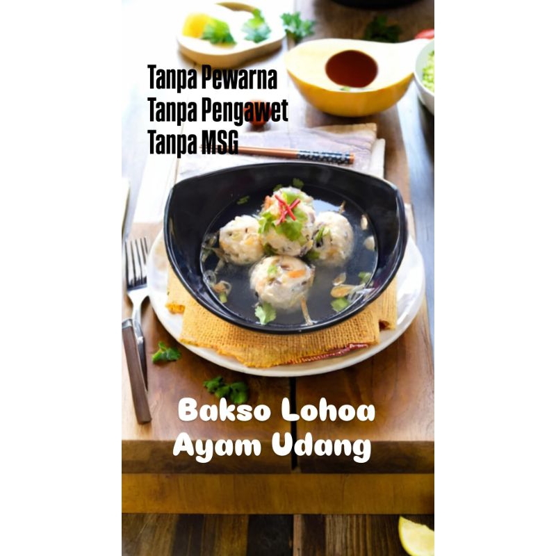 

BAKSO LOHUA AYAM HARGA 1 BUAH