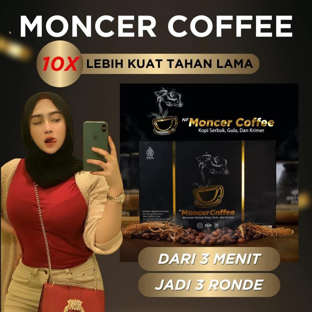 

MONCEER KOPI 100% ORIGINAL BPOM HALAL HACCP MINUMAN PENAMBAH VITALITAS PRIA KUAT DI RANJANG